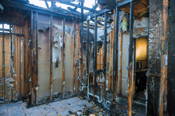 Professional Emergency Fire Cleanup technician working in Dresher, PA